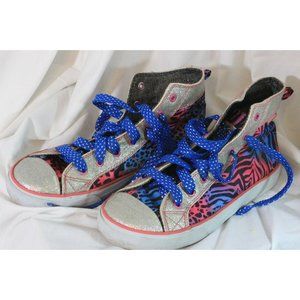 Air Speed Girl's High Top Skate Multi-Color